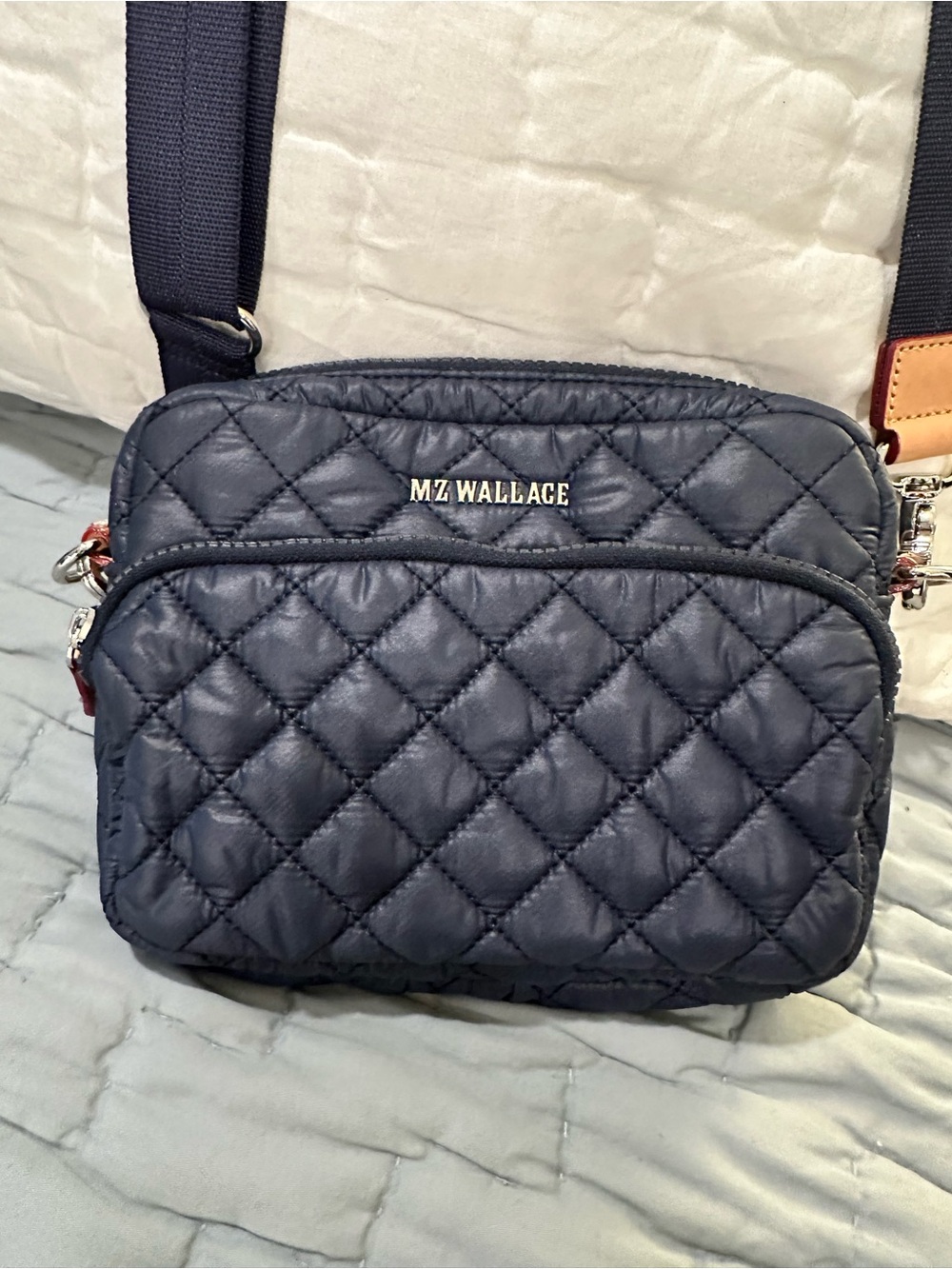 MZ Wallace Small Metro Camera Bag in Navy